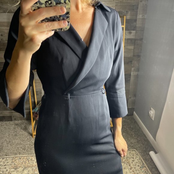 VTG Delta Collection Navy Stewardess Uniform Dress - Picture 4 of 8